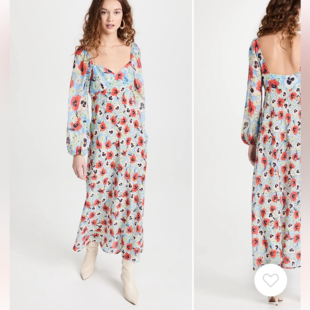 RIXO Gio Floral Dress NWT